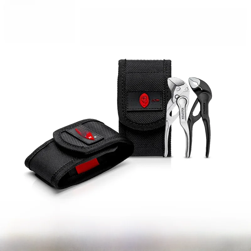 KNIPEX 00 20 72 V04 XS Mini Pliers Set XS in Belt Pouch 1 x 87 00 100 1 x 86 04 100 Easy Operation and Long Service Life