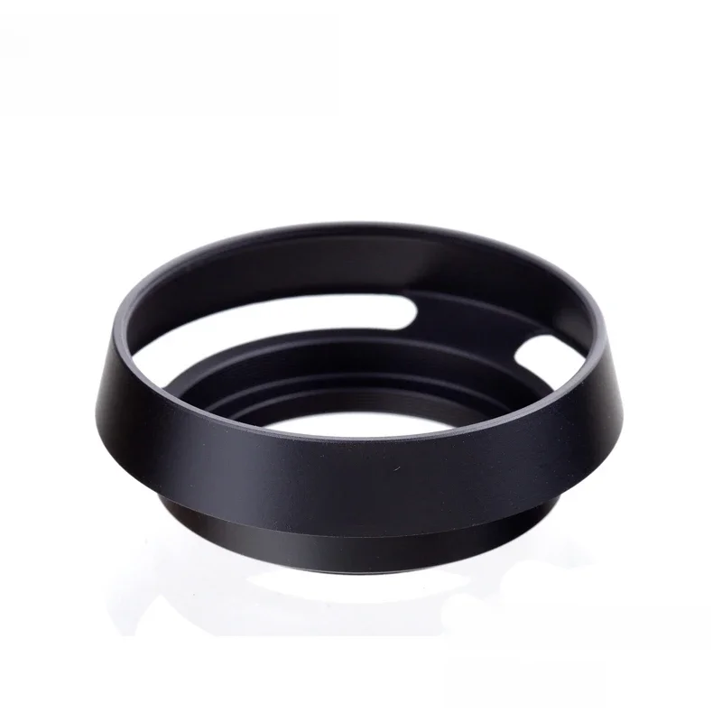 Osłona obiektywu aparatu metalowa wentylowana 37mm 39mm 40.5mm 43mm 46mm wkręcana Lente Protect dla Canon Nikon Sony Leica Olympus Pentax — zdjęcie 2