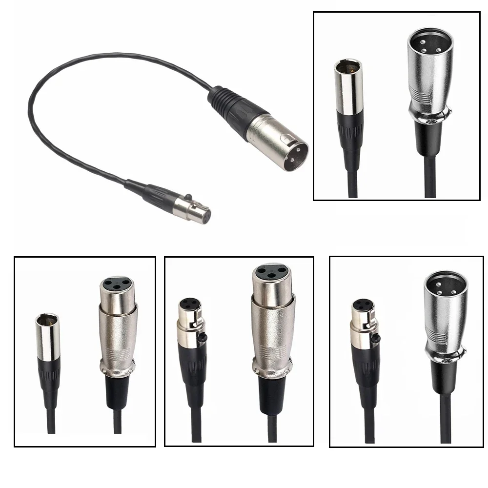 Kabel Mini XLR 3Pin męski na XLR 3pin żeński do kamery Blackmagic Pocket Cinema 4k Linia audio Mikrofon Urządzenia audio Kamera — zdjęcie produktu 7