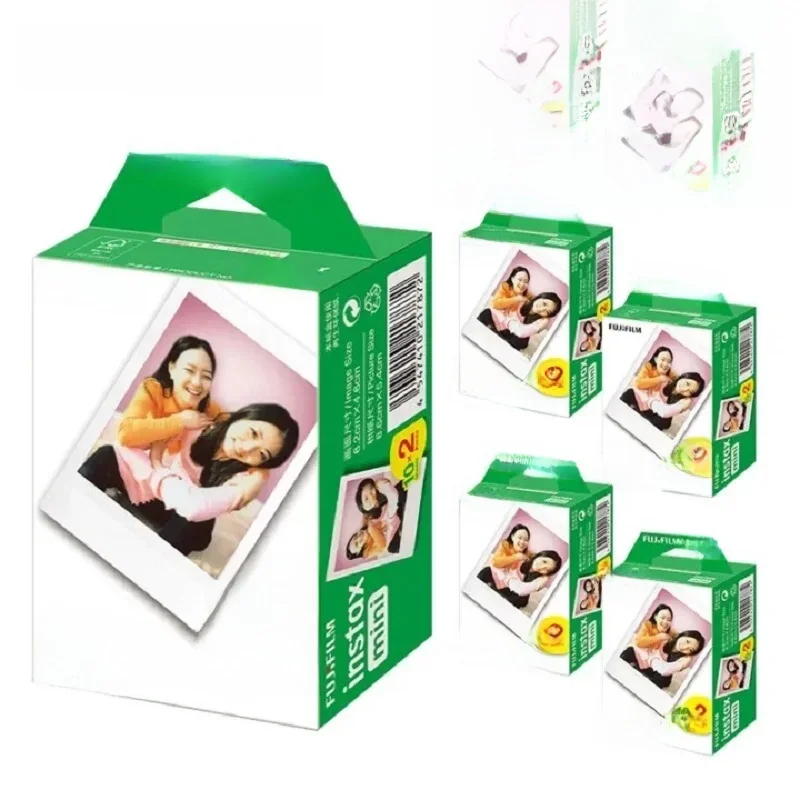 Fujifilm Instax Mini Film Witte Rand 10 20 40 60 80 100 Vellen Voor FUJI Instant Fotocamera Mini 12/11 Mini 9 8 7s 70 EVO Link - afbeelding 2