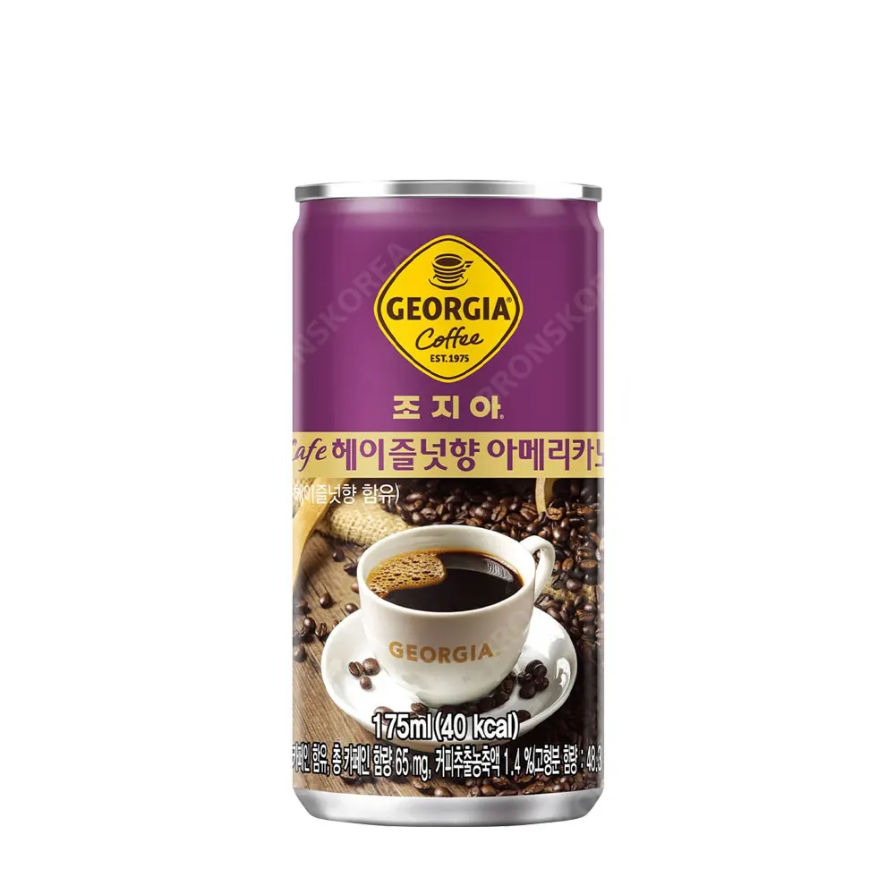 Georgia Cafe Hazelnut 175ml X 30 cans Hazelnut Coffee Drink Black