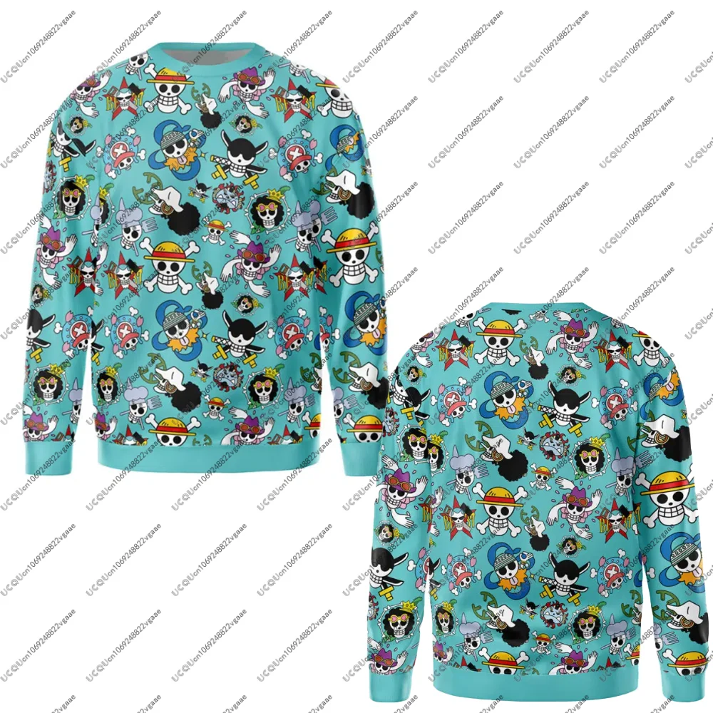 Kaus Anak Pria Atasan Dewasa Hoodie Doflamingo Trafalgar Law Punk Hazard One Piece Kaus Hadiah Natal Musim Gugur Musim Dingin Cosplay