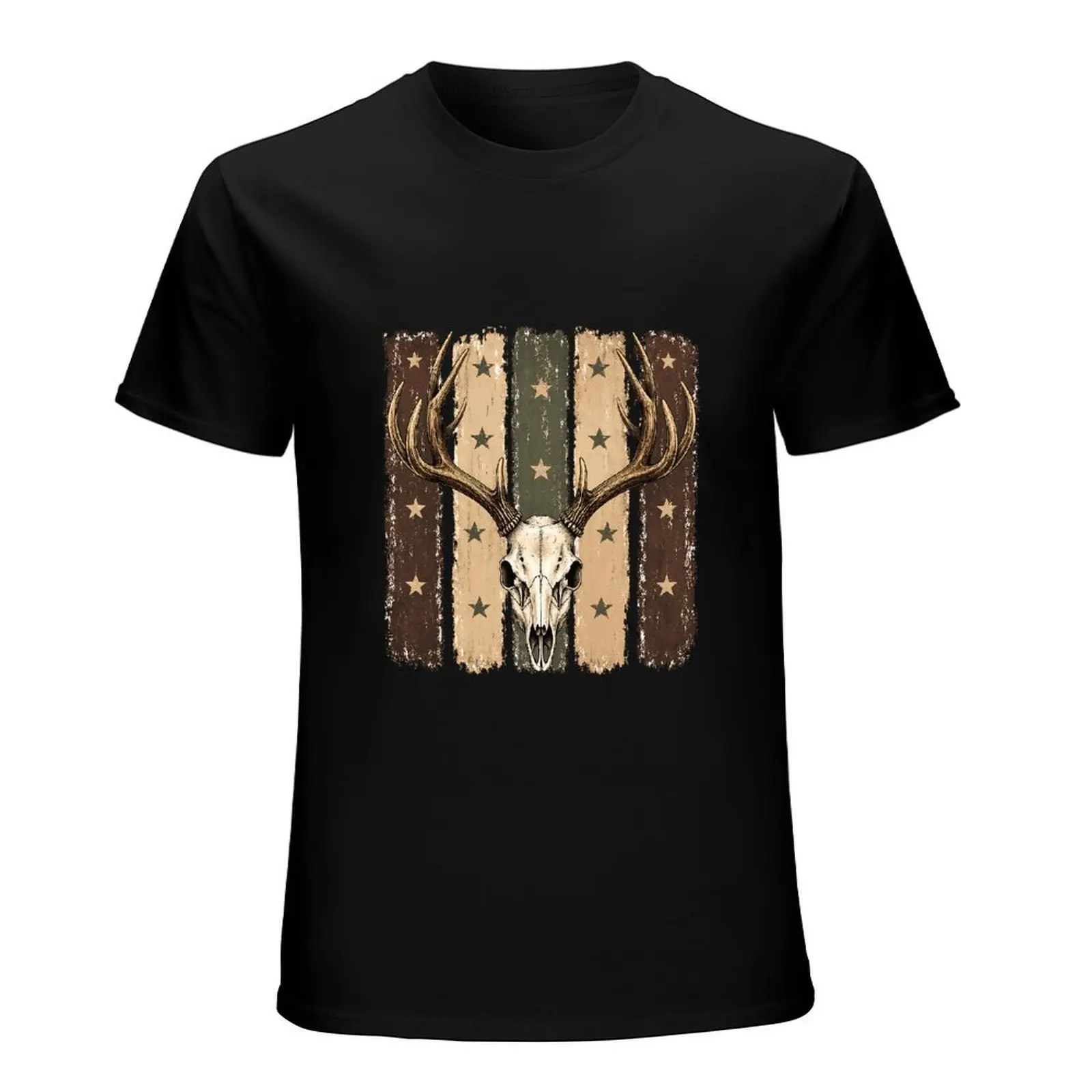 Retro Rural Marsh Grass Mallard Duck Hunting Black Tshirt Outdoor Enthusiast Daily Streetwear All-match Top