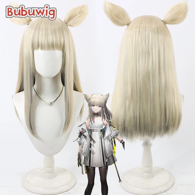 

Bubuwig Synthetic Hair Perlica Cosplay Wigs Arknights: Endfield Pioneer's Guide Perlica 50cm Blonde Mixed Wig Heat Resistant