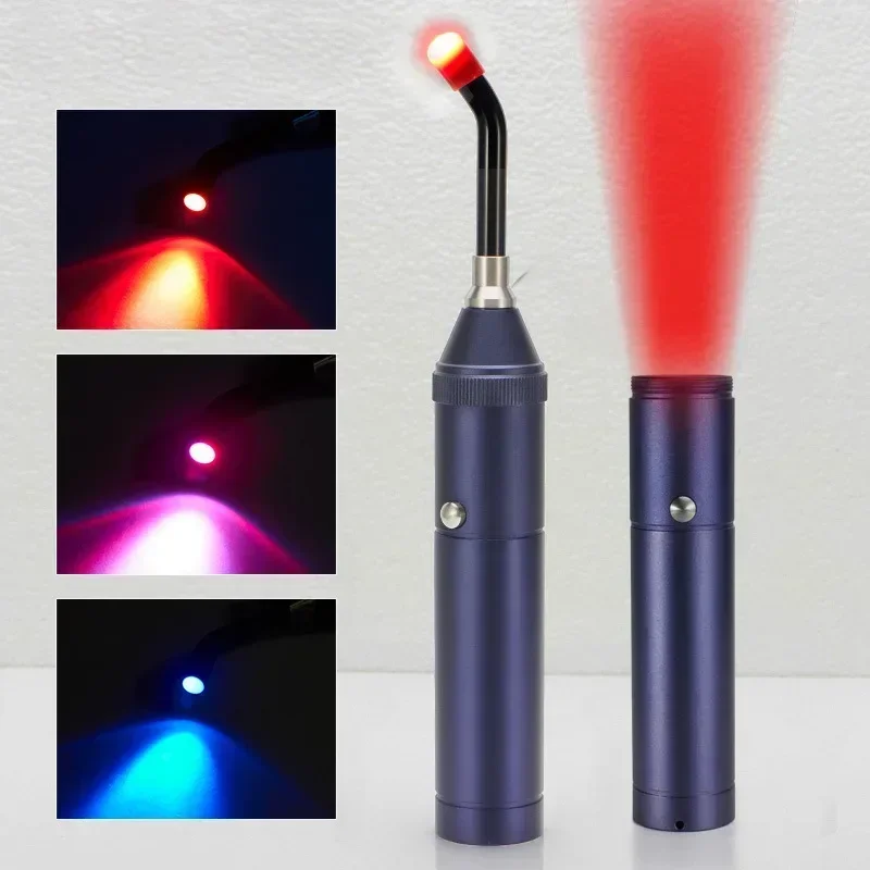 Dispositivo de terapia de luz vermelha, tratamento de dor fria, varinha de terapia de luz