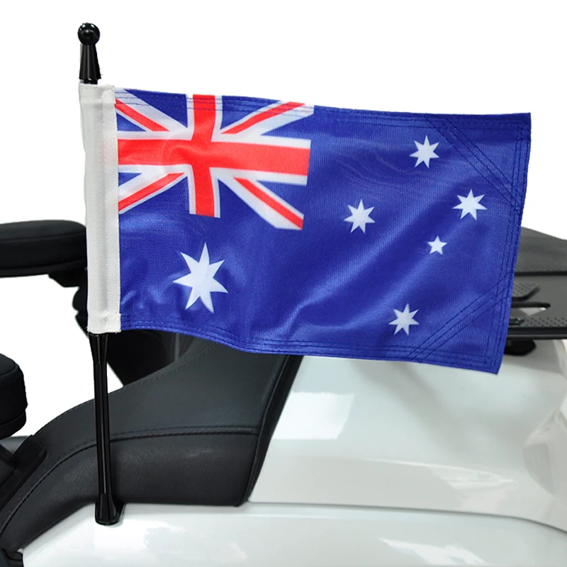 Panical - Gold Wing GL1800 moto Flag accessories For Honda Australia travelGroup Flagpole Kit Set Trunk Bracket Extension Flag