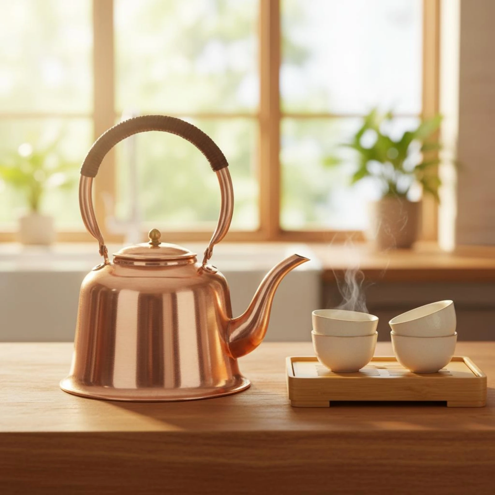 1l電気ケトル、コンロ用湯沸かし器、携帯用急速沸騰ティーケトル、家庭用キッチンオフィス用湯沸かしポット、キッチン用品