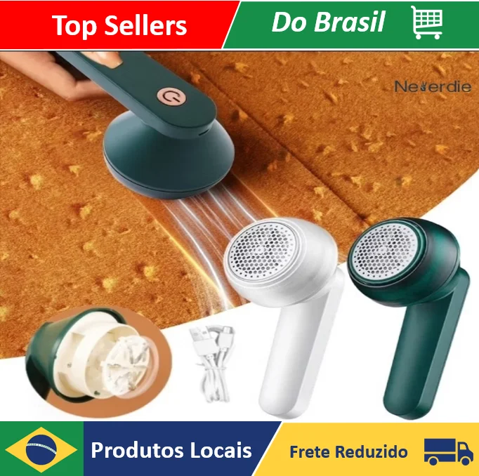 Papa Bolinha Elétrico Aparador Removedor de Pelos Fiapos Roupas Portátil Recarregável Sem Fio - Neverdie Store