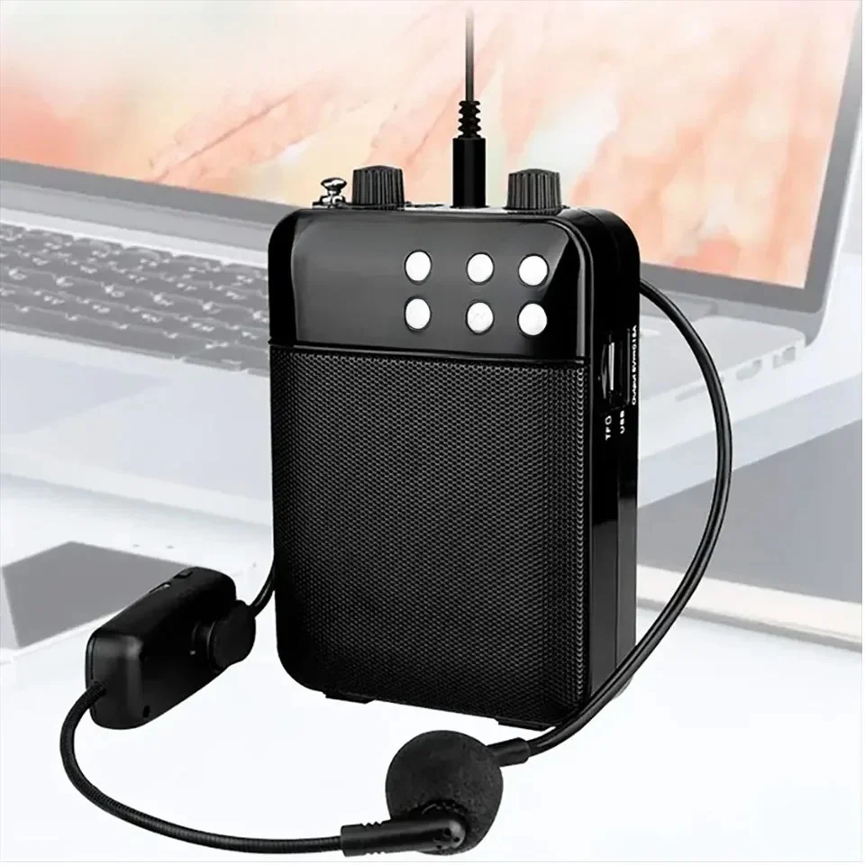 Retekess TR619 mégaphone Portable 3W enregistrement FM amplificateur vocal professeur Microphone haut-parleur lecteur Mp3 Radio FM pour Guide touristique
