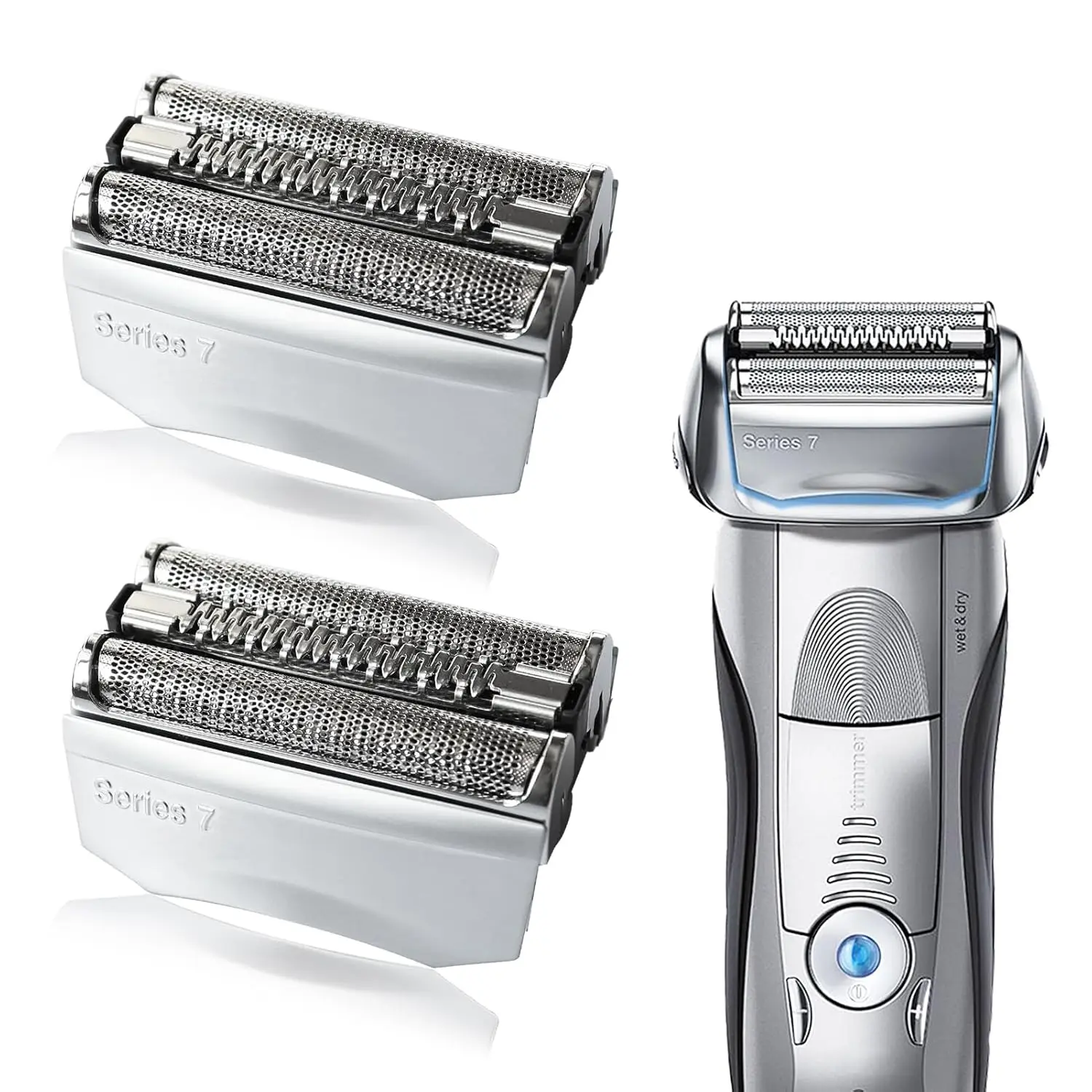 New 70S Shaver Replacement Heads Compatible with Braun Series 7 720 725 730 750CC 760CC 7899cc 790CC 797 799 Beard Trimmer
