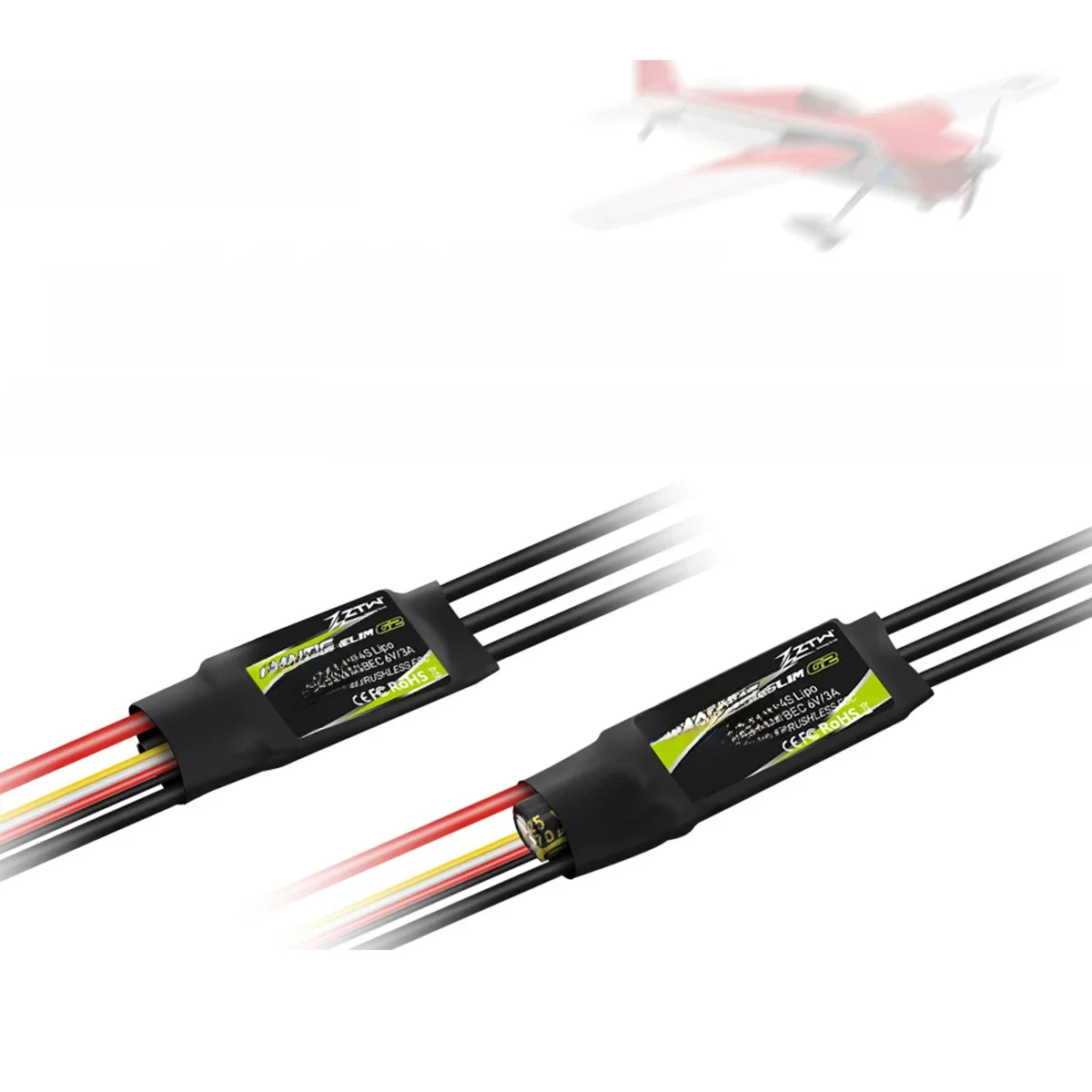 ZTW Mantis Slim G2 20A/30A ESC 2-4S SBEC 5V/3A Bidirectionele Snelheidsregelaar voor RC Vliegtuig Vaste vleugel Indoor F3P 3D/4D Vliegen - afbeelding 2