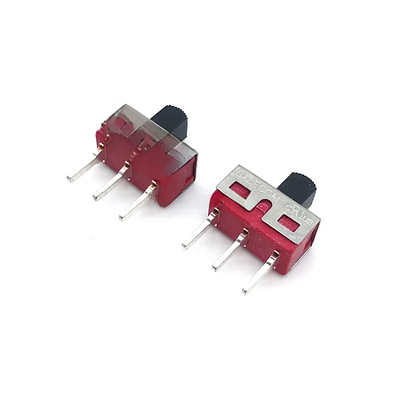 2 szt. Q15 przełącznik suwakowy TS-13 3pin 2-pozycyjny przełącznik dwupozycyjny ON ON 3A 250V/6A 125VAC — zdjęcie 2