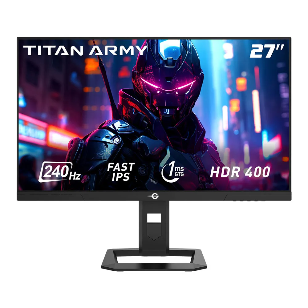 Monitor de jogos TITAN ARMY P2710S, tela LCD IPS rápida de 27 polegadas ...