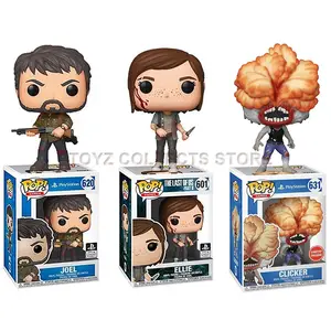 Funko Pop Lot Ellie 601 & Joel 620 The Last Of Us W/Protectors orders