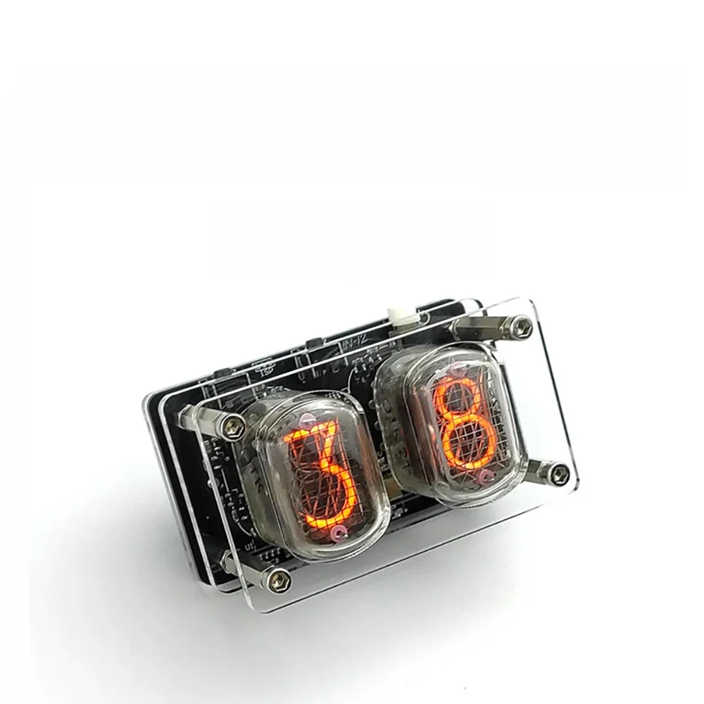 2-bitowy zegar świecący dla IN12 IN14 IN8 IN18 QS30 Nixie tube Tube POWER type-C — zdjęcie 2