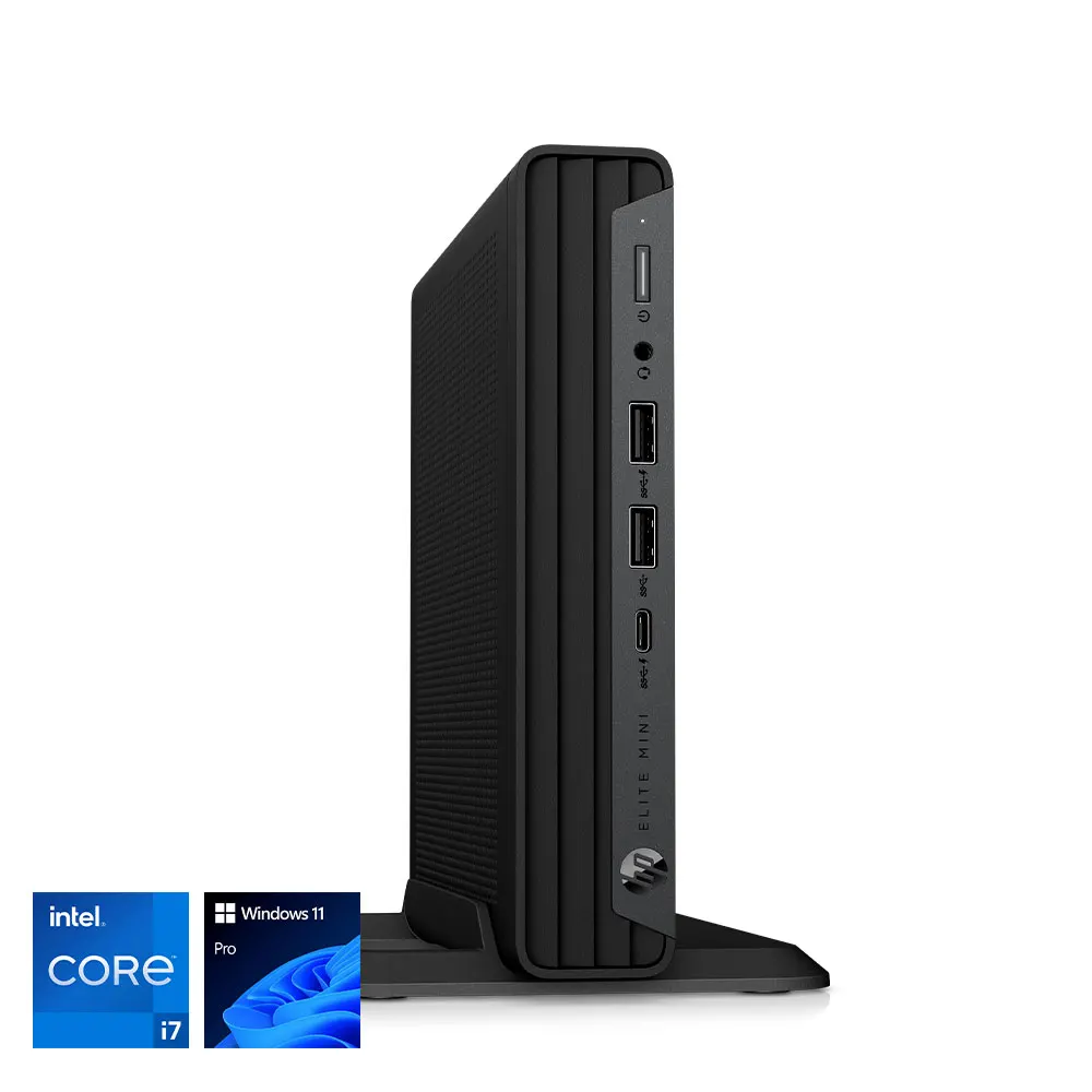 Elite Mini 600 G9-734V 7PA-P i7-12700 8GB NVMe 512GB Windows 11 Pro High-end Mini PC