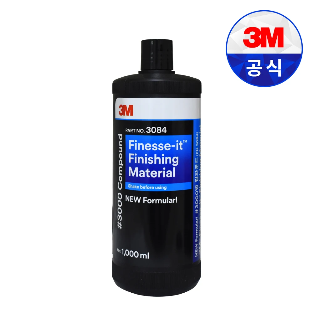 3M 3084 compound 3000 room 1000ml car vehicle with a touch gloss