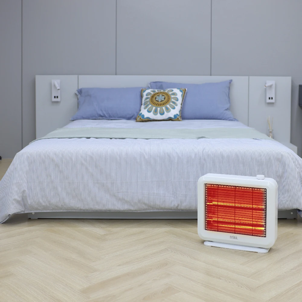 أنبوب كوارتز رينا ، موقد صغير للمكتب ، تسخين شخصي بخطوتين قابل للتعديل ، مدفأة