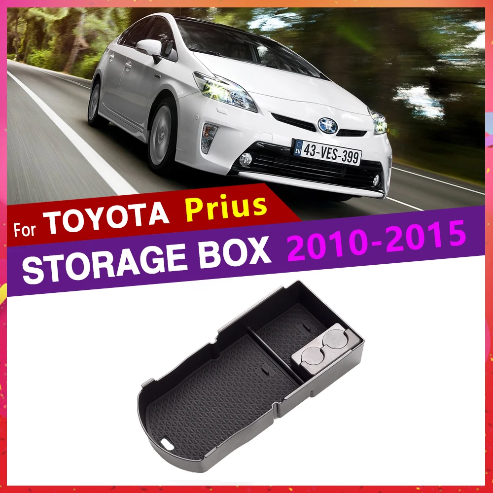 

Автомобильный органайзер для хранения Tyding Center, держатель для коробки для Toyota Prius XW30 30 zvw30 zvw35 2010 ~ 2015 автомобильные аксессуары, товары