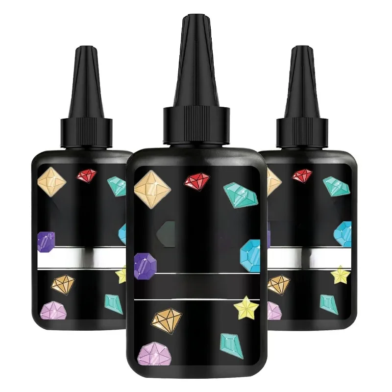 RĂ©sine UV colorĂ©e 100g rĂ©sine UV blanche et noire rĂ©sine de couleur UV foncĂ© inodore et faible rĂ©trĂ©cissement pour l'artisanat fabrication de bijoux revĂȘtement en rĂ©sine