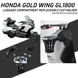 Gouden Vleugel 1800 Bekerhouder Voor Honda Gl1800 Passagiersbekerhouder Bagageruimte Accessoire Installatieset 2021-2024-paniek