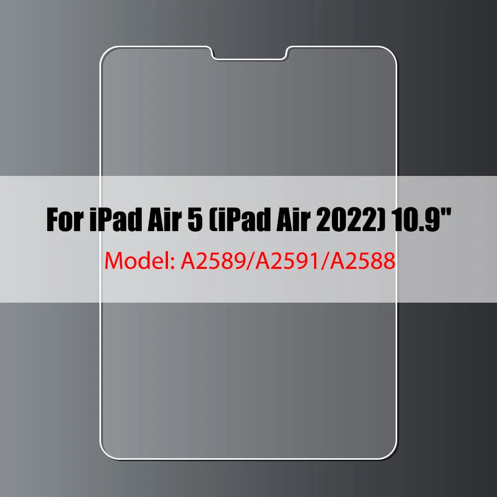 Gehard glazen schermbeschermer voor iPad 10.2 9.7 10. 5 10.9 Pro 11 Nieuw iPad 10 9 8 7 6 5 Air 4 3 2 Mini 2020 2021 2022