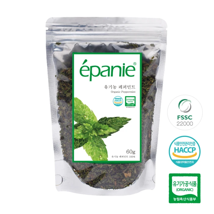 Esuci Organic Herb Tea Peppermint Tea with a Penal Pack 60g Leaf Tea