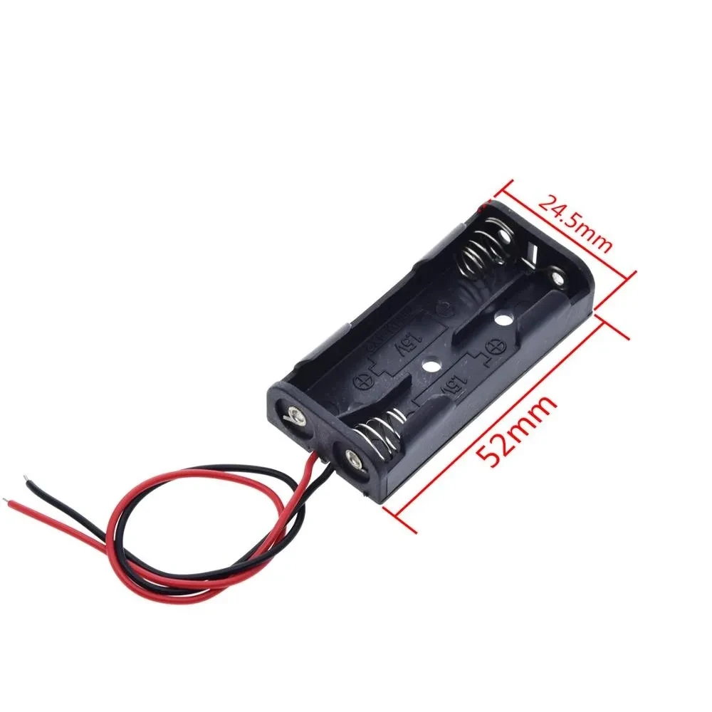 Suporte da bateria com fios, AAA Tamanho 7, 1, 2, 3, 4 Slots