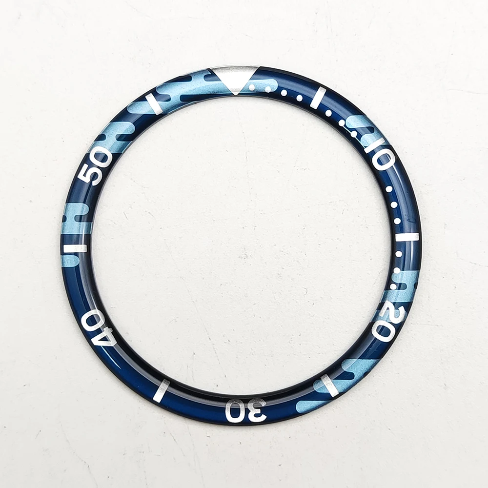 Boîtier de lunette en alliage d'aluminium époxy de 38mm, dernière Modification d'horloge, accessoires de montre de haute qualité, ensemble de bagues, perles lumineuses à la mode