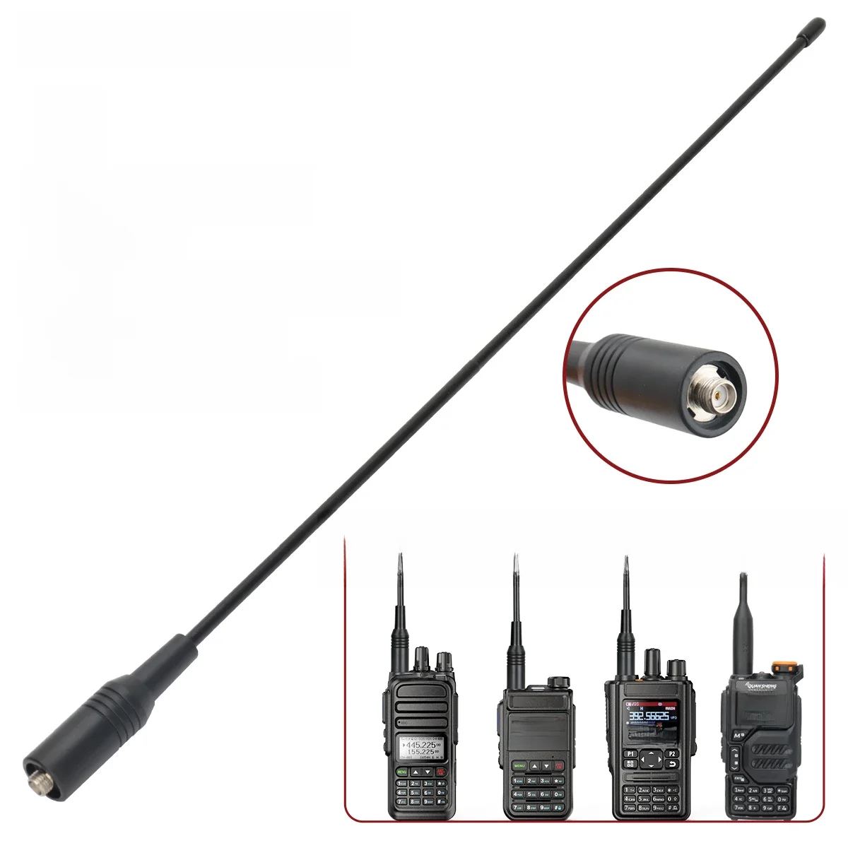 Walkie Talkie AM-771 Antena pasma lotniczego 108-136Mhz SMA-żeńska antena dla Quansheng UVK5 UVK6 UV5R Plus Baofeng UVK5M Ham Radio — zdjęcie 2