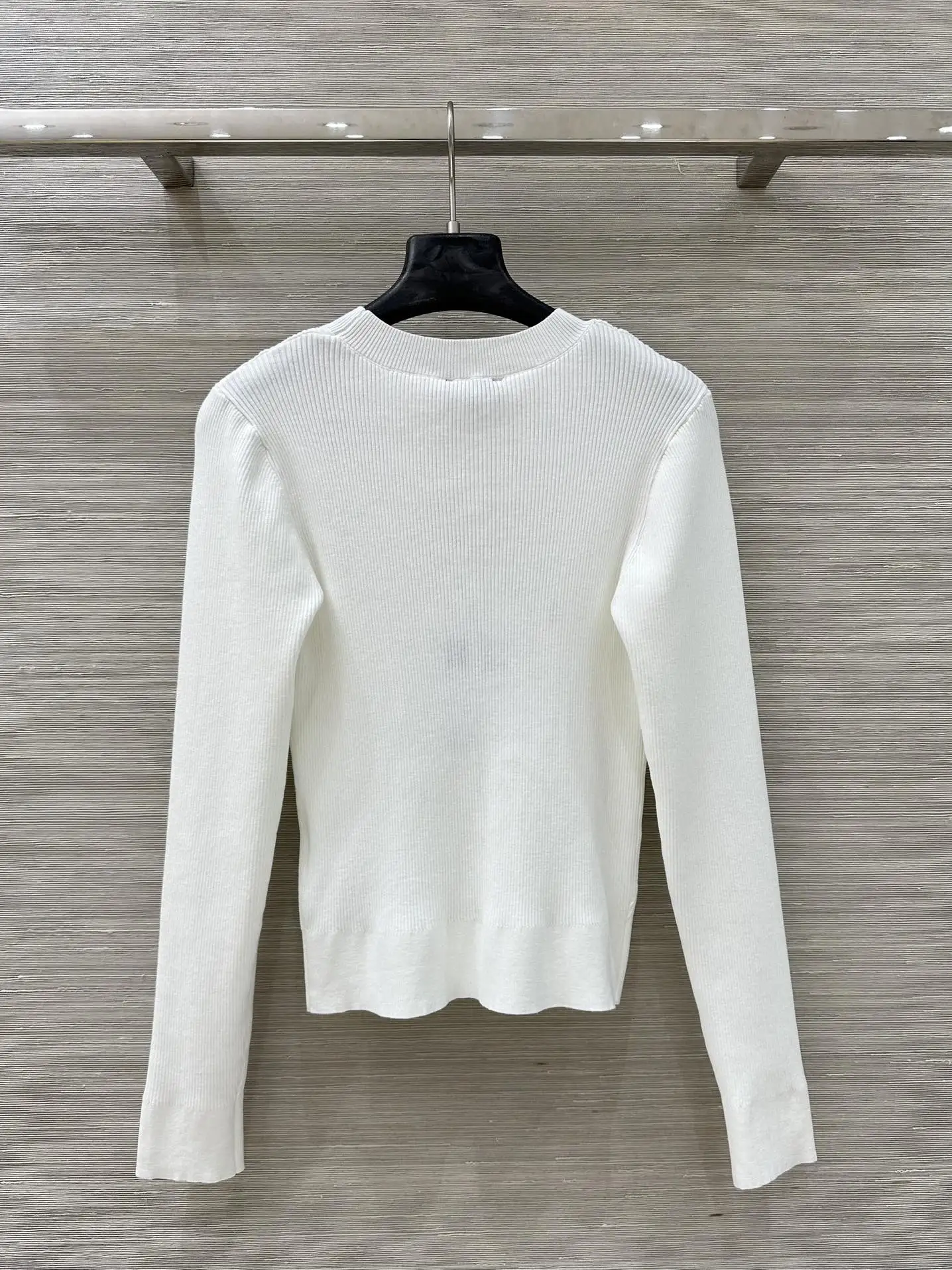 

Новинка весны/осень 2023, свитер с длинными рукавами и узлом-бабочкой, хлопково-шерстяная пряжа, плетение 499