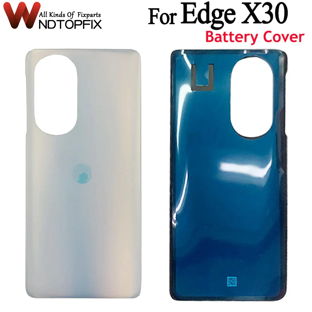 

High Quality For Motorola Edge X30 Battery Cover Rear Door Housing Case Panel Replacement Parts For Moto Edge X30 XT2201-2 Cover