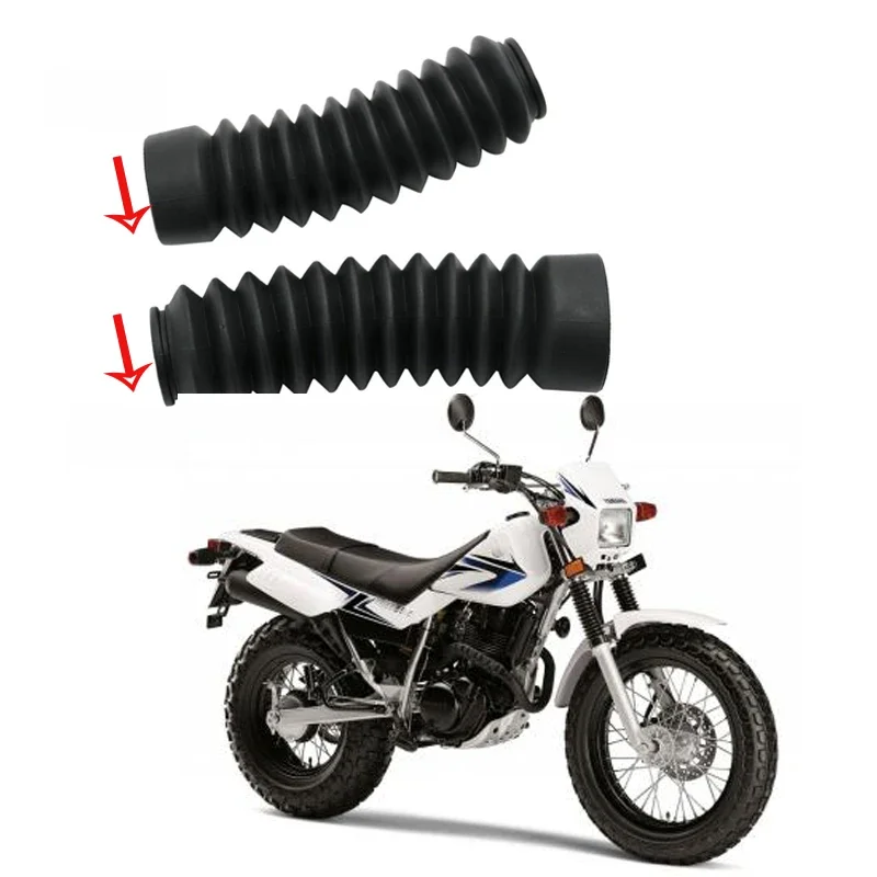 (2) Gumowy amortyzator przedniego widelca do Yamaha TW200 TW225 Ochrona getrów Osłona przeciwpyłowa Boot Gaitor Motocykl TW 200 225 — zdjęcie 2