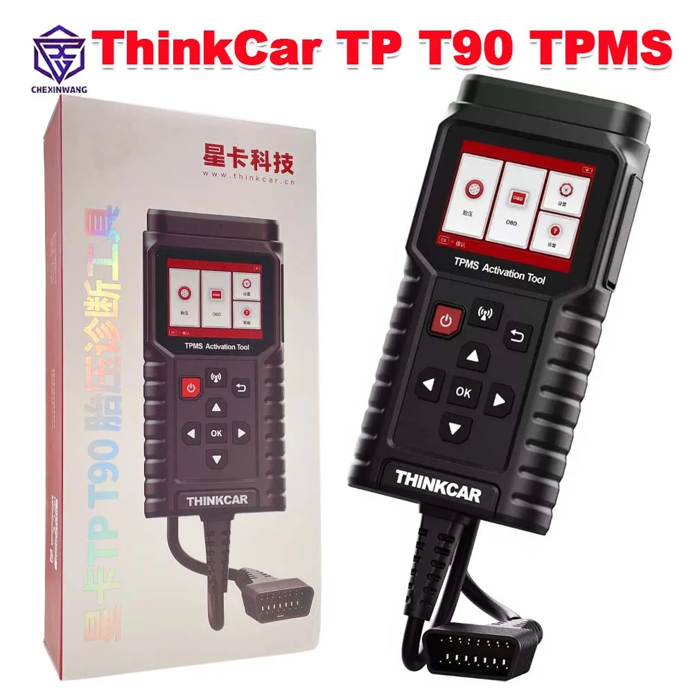 ThinkCar TPMS TP T90 Activation Tool Programmer THINKCAR T90 OBD2 Car Diagnostic Clear Code Tire Pressure Sensor Service Tool