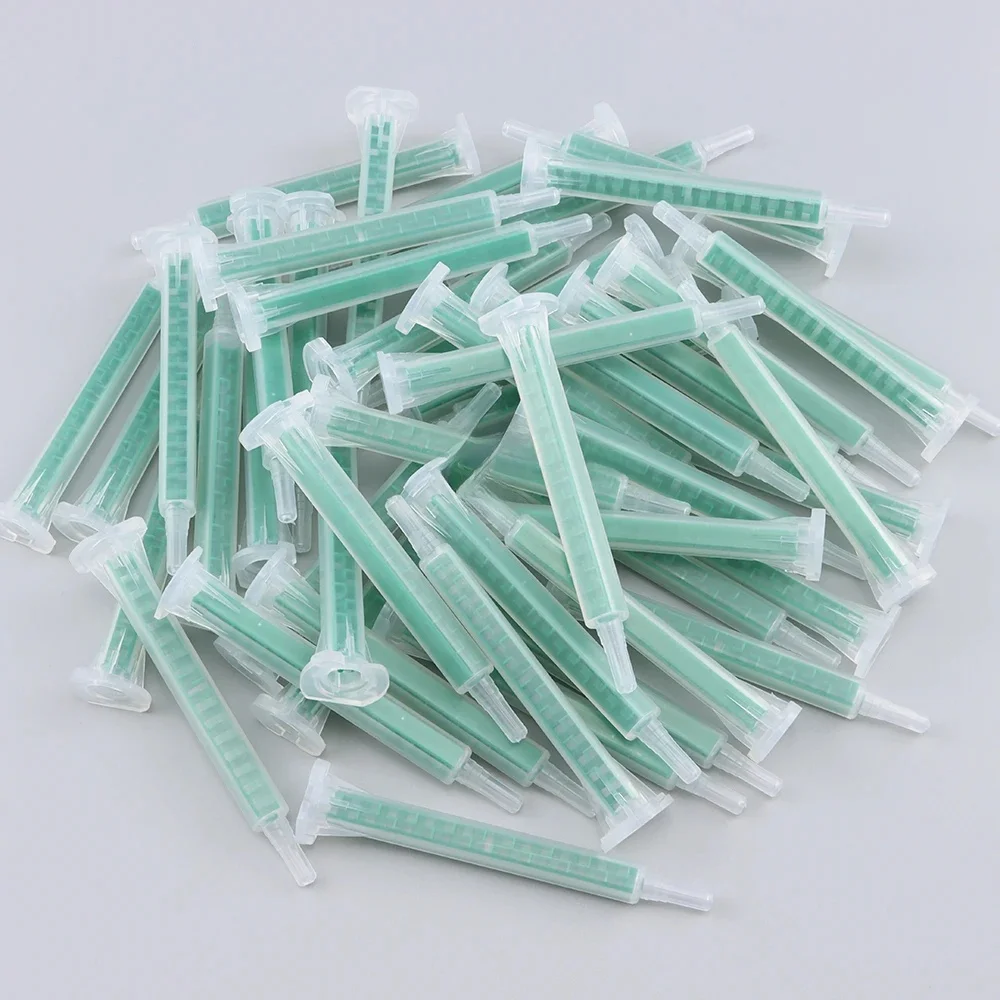 250pcs Epoxy Mixing Nozzle, Static Mixing Nozzle Head, Mixing Tube, Suitable for AB Glue Gun Applicator Static Mixer