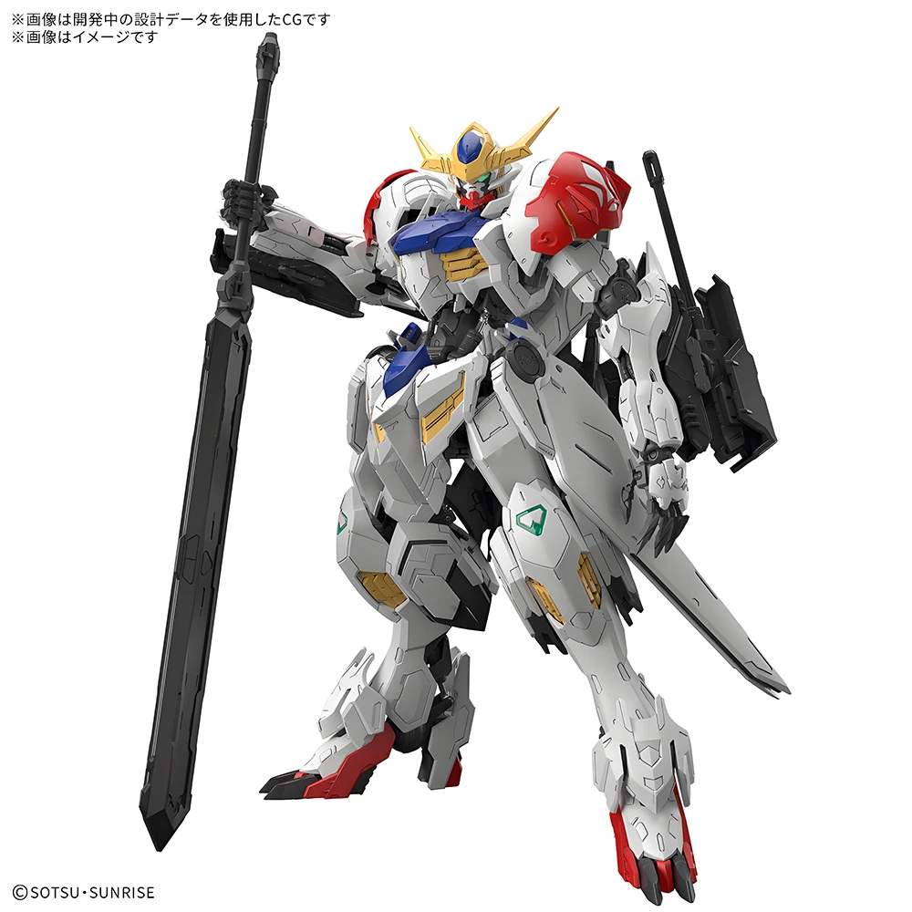 BANDAI Original GUNDAM modelo de ensamblaje MG 1/100 ASW-G-08 GUNDAM BARBATOS figuras de personajes de Anime ensamblar juguetes de modelos regalos