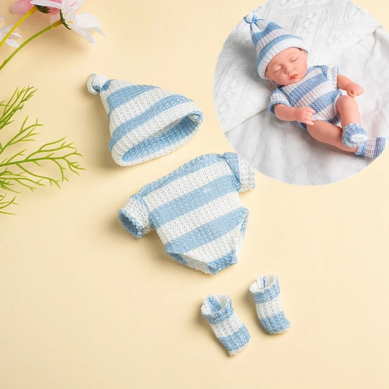 Ubranka dla lalek dla lalek 20 cm DIY Akcesoria dla lalek dla lalek 20 cm Sweter Jumpsuite Ubranka dla lalek Mini Reborn Baby Dolls — zdjęcie 2