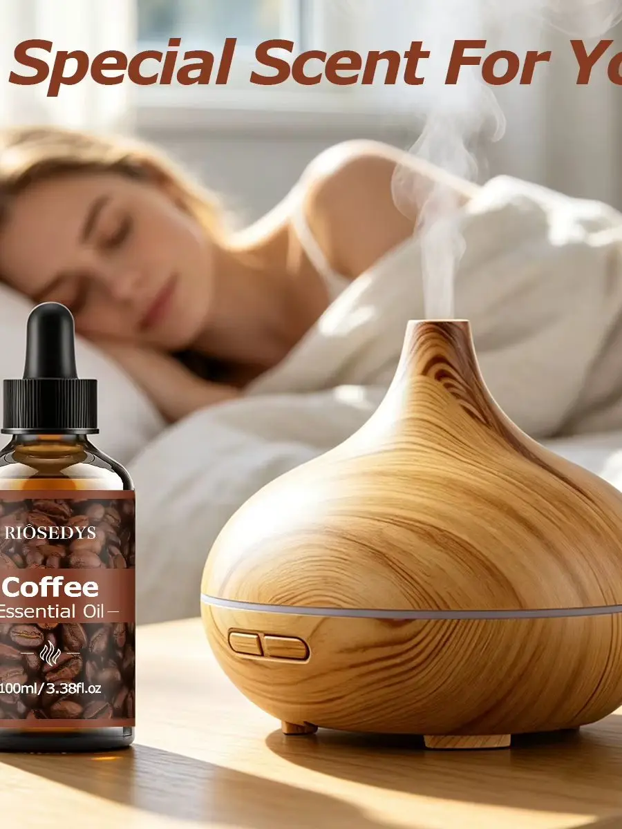 Kaffee-Ätherisches Öl, Reichhaltiges Kaffeeduftöl für Diffusoren, Aromatherapie & DIY-Duftprodukte, Warmes Röstaroma