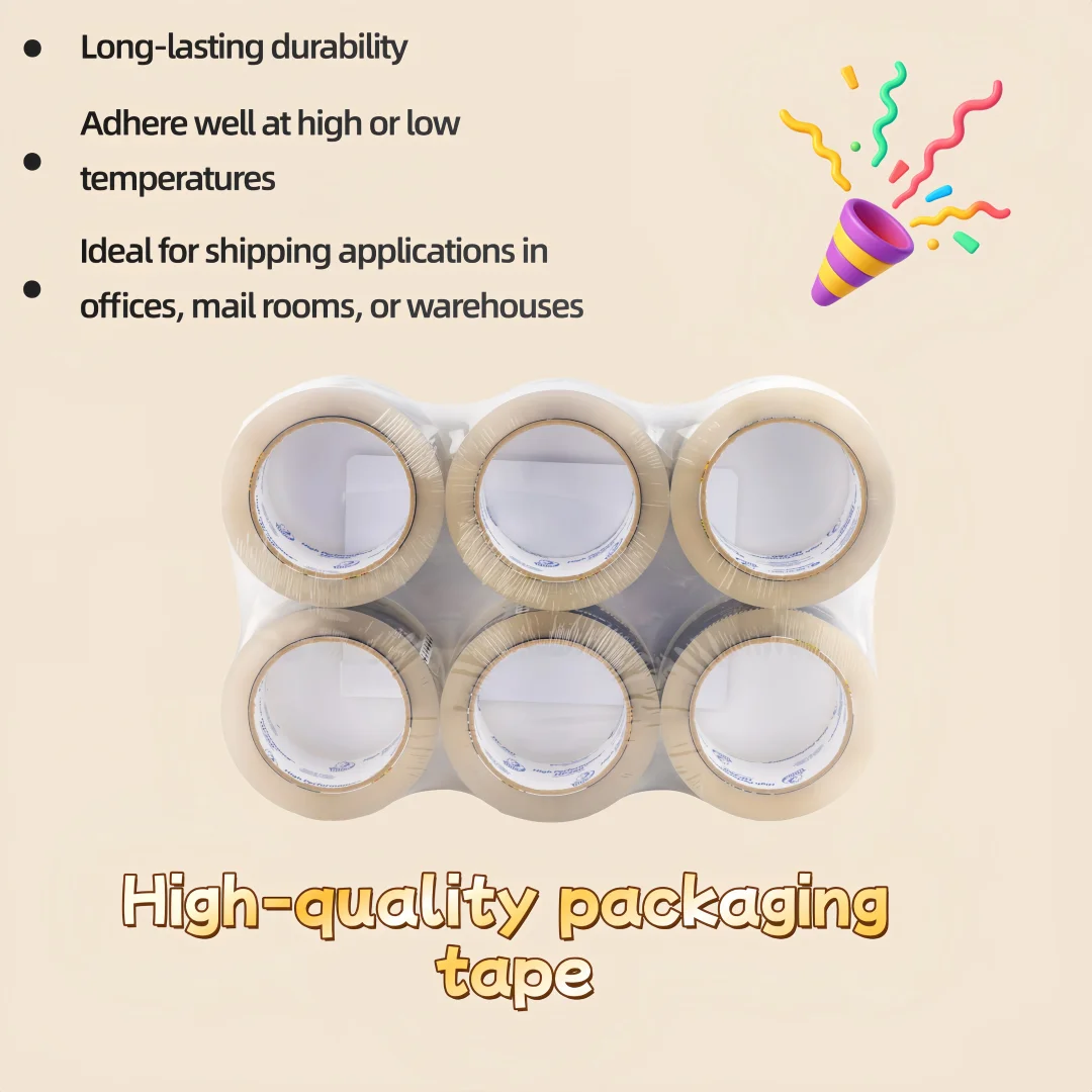 

Высокопроизводительная упаковочная лента, прозрачная, 1,88 x 60 ярдов