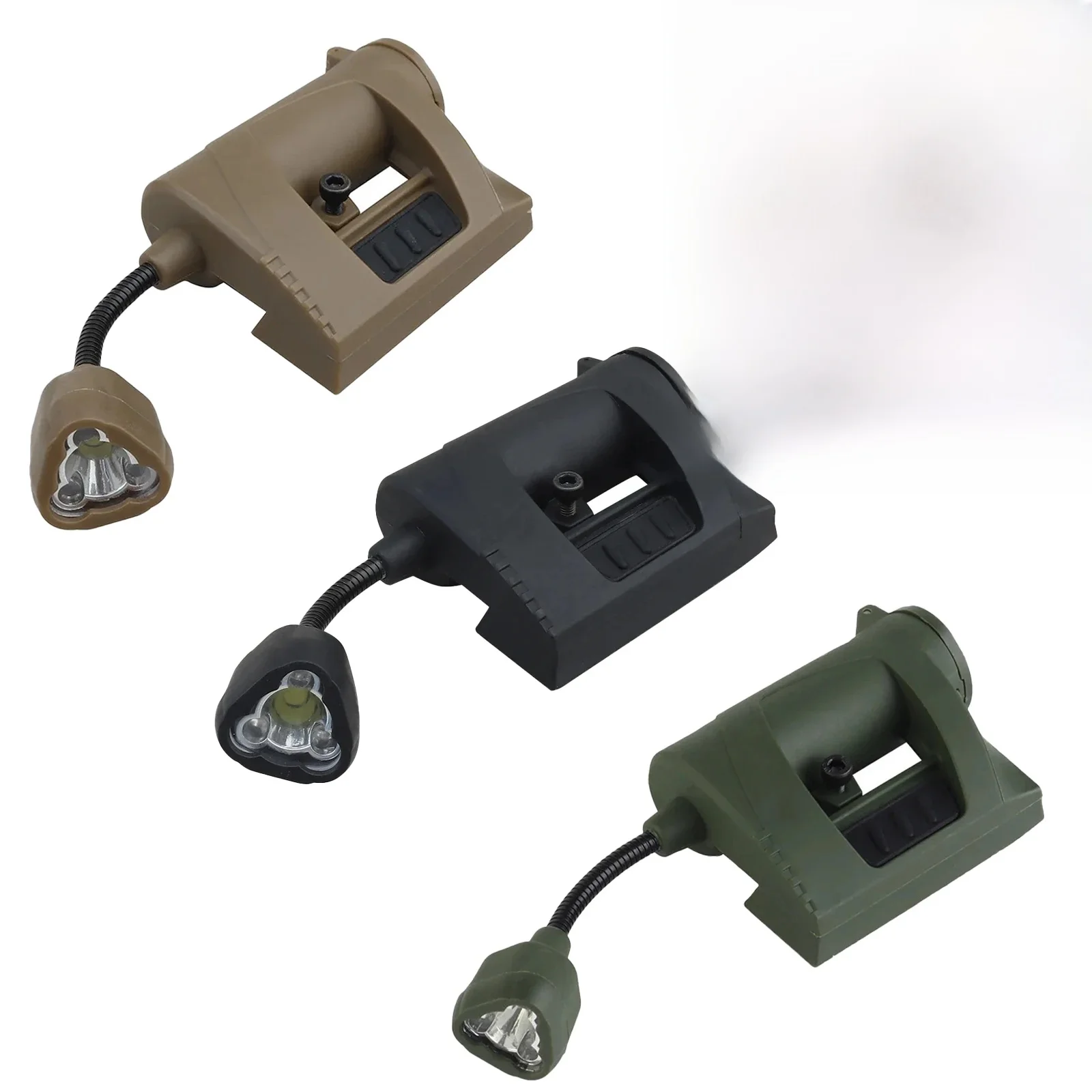 AliExpress NONE Tactical Helmet Light 3 Modes LED Flashlight Outdoor Night Lighting For Laser Hunting Military Cycling Fishing Helmet Lamp