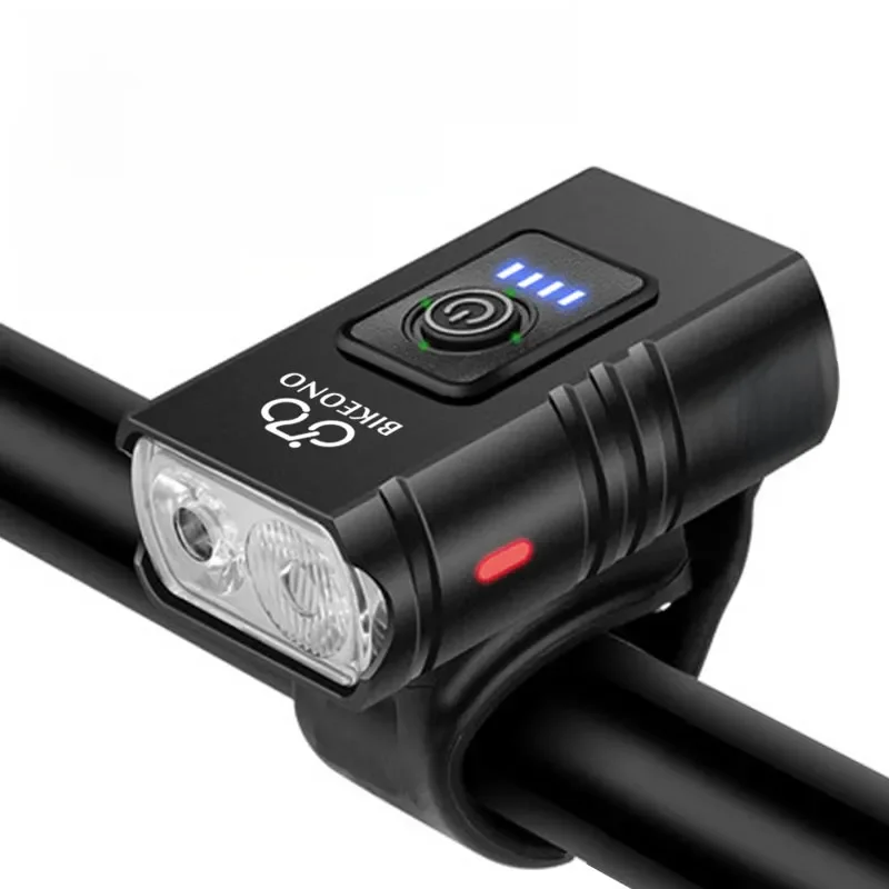 AliExpress BIKEONO Bright Bicycle Light T6 LED Front USB Rechargeable MTB Mountain Bicycle Lamp 1000LM Bike Headlight Flashlight Cycling Scooter