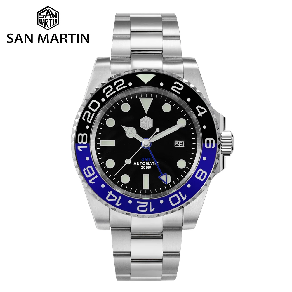 SanMartinGMTAutomaticWatch200mWaterproof