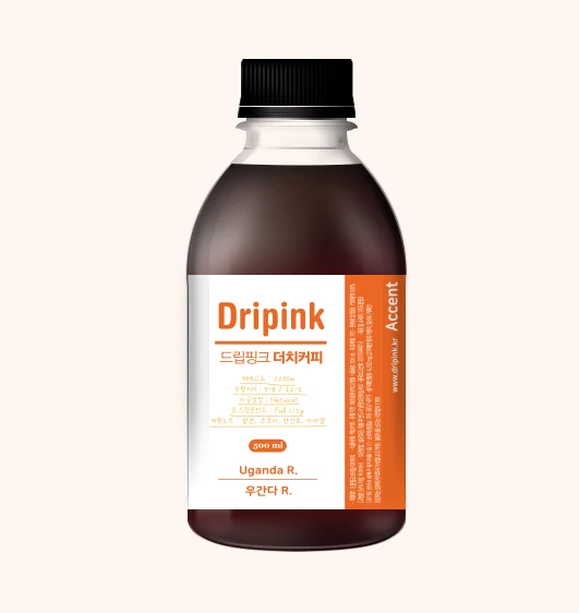 Dlip Pink Dutch Coffee Cold Breu 1 litre Uganda