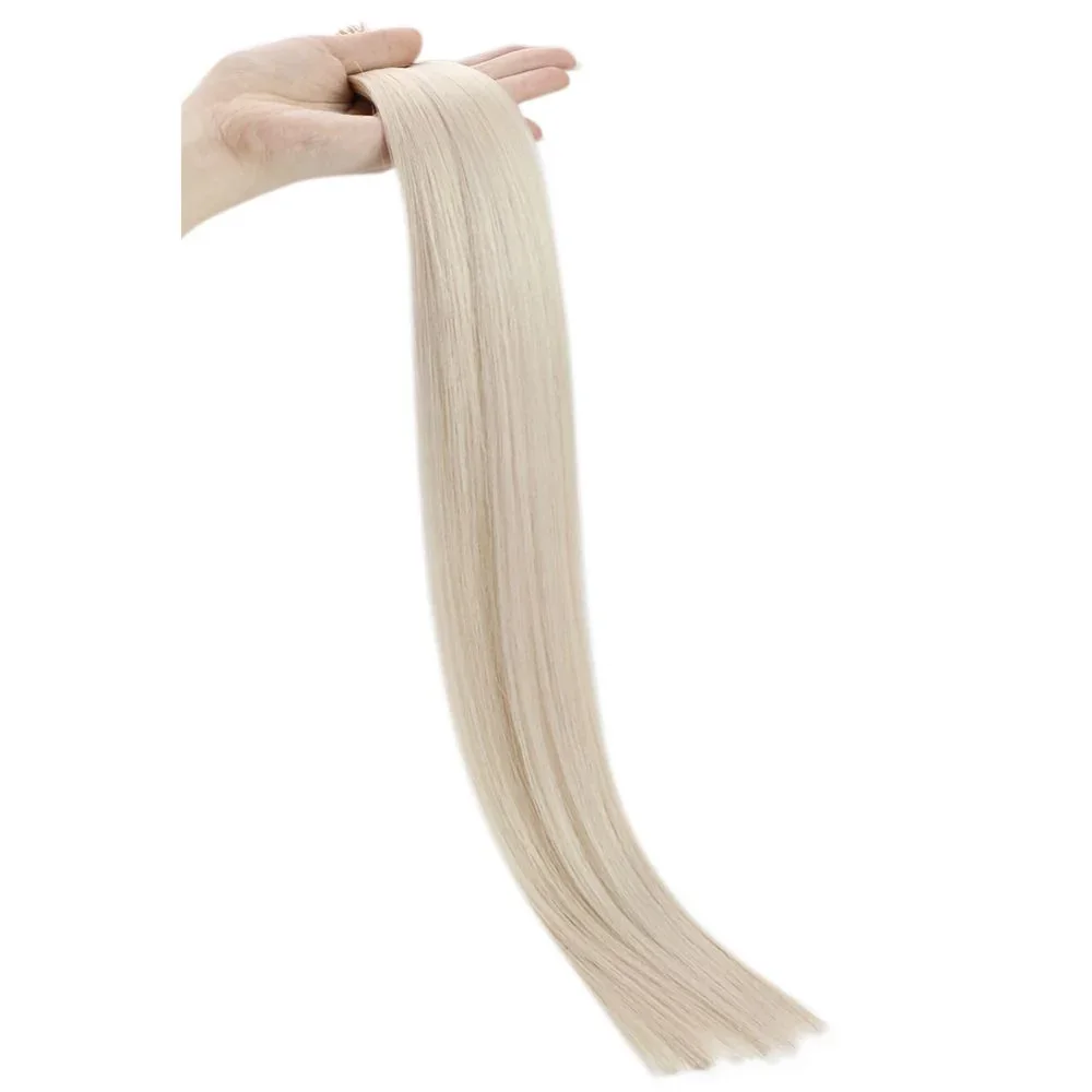 LaaVoo I Tip Remy Human Hair Extension 100s 16-22inch 100% Real Brazilian Human Hair 80g Straight Cold Fusion Stick Kyrp Hair