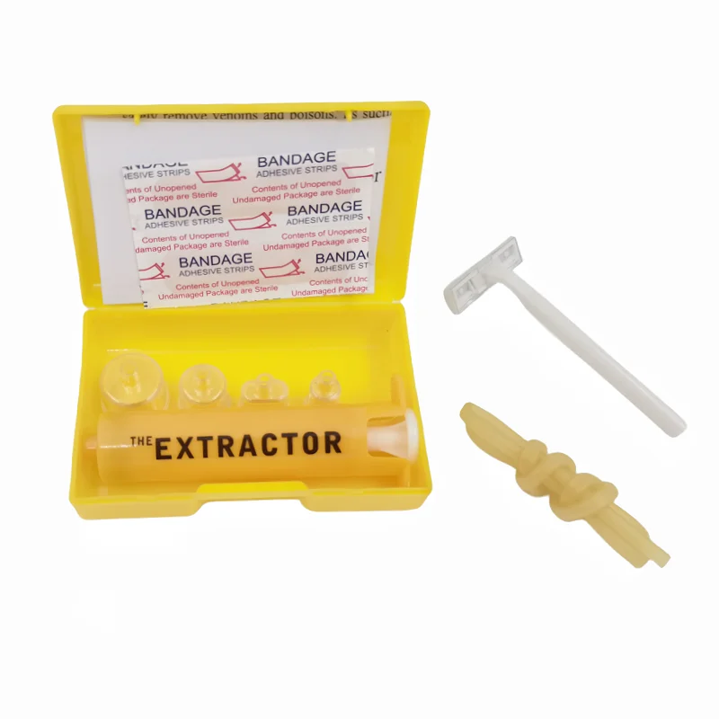 Venom Extractor Snake Insect Bite First Aid Kit Outdoor Emergency Survival Rescue Wild Venomous Bee Bite Vacuum Detox Pump