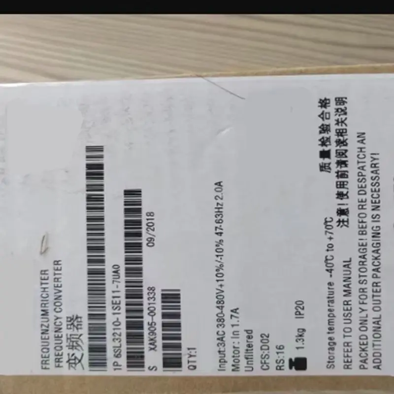 جديد وأصلي 6SL3210-1SE21-8UA0 6SL3210-1SE22-5UA0 عاكس في المخزون ضمان لمدة سنة واحدة 6SL3210-1SE21-8UA0 6SL3210-1SE22-5UA0 #1
