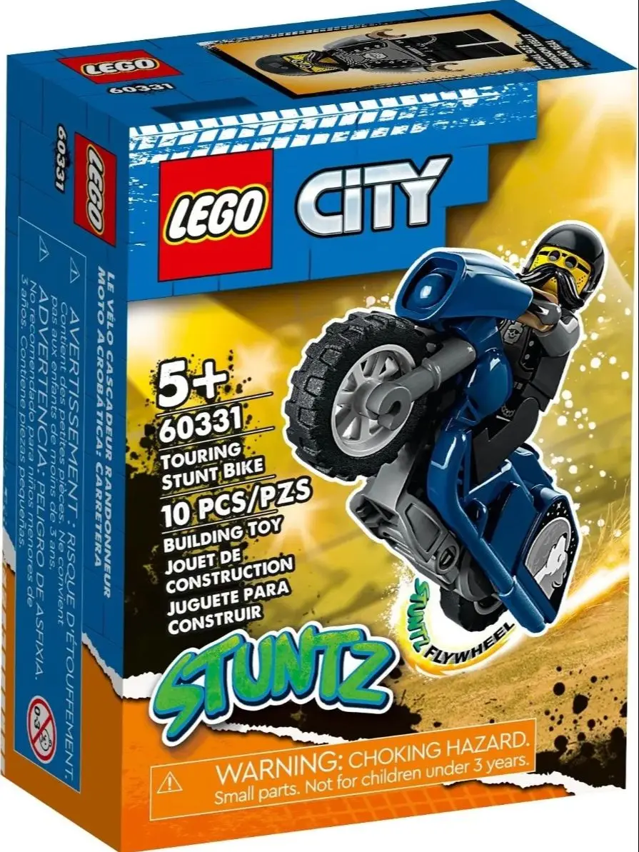 Lego City Stunz Fire Stunt Bike, 60331, Toys, Kids, Girls, Blocks, Pieces, Original, Shop, Official License, New, Bricks, Gift, Man, Woman, Adult