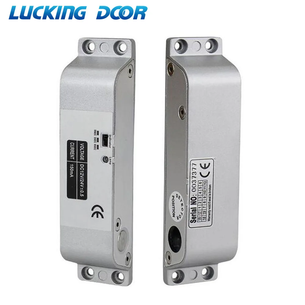 Fail Safe Electric Drop Bolt Lock Electric Mortise Lock Door Access Controler Security Lock Wooden Door Smart Lock DC 12V