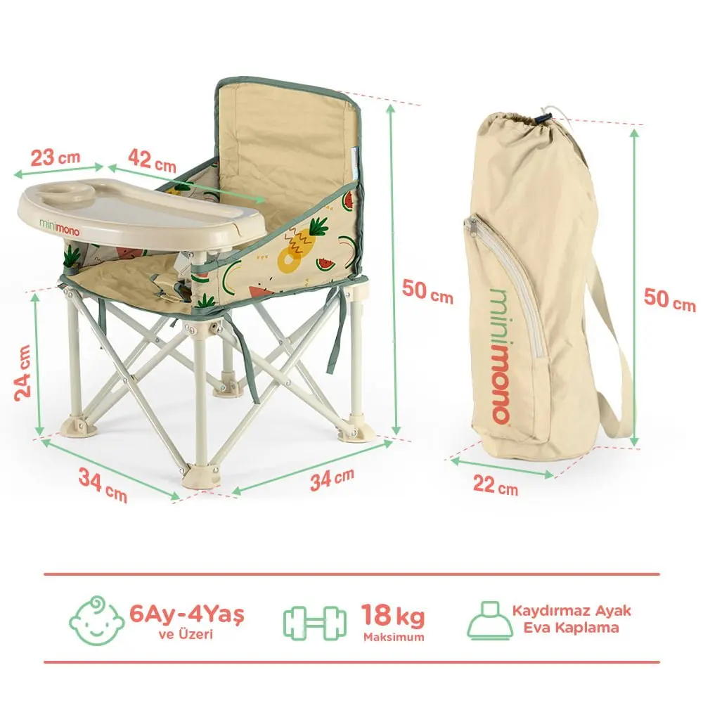 접이식 부스터 시트 아기 가구 용품, 휴대용 여행 접이식 다이닝 의자, 수유 의자 포함