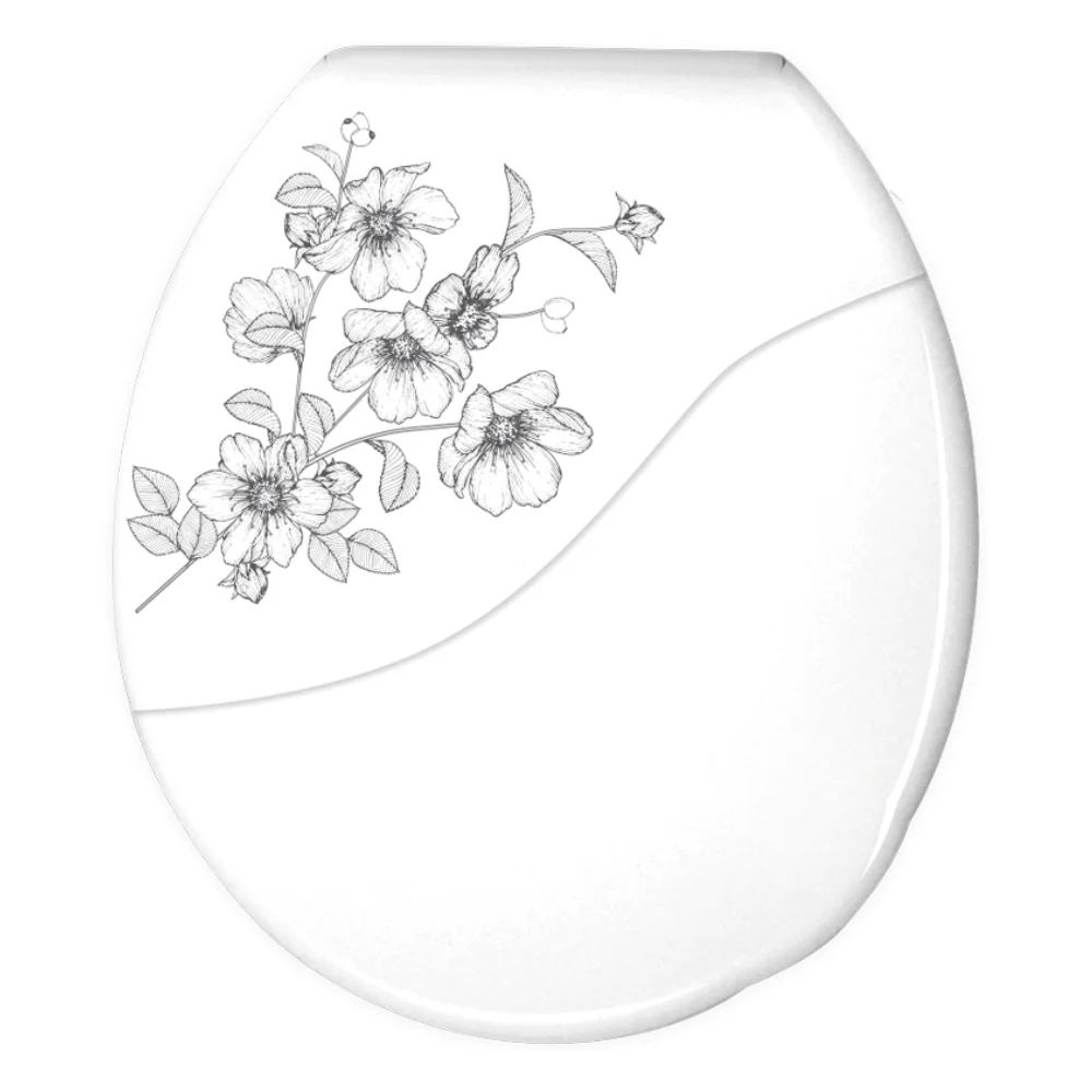 Sanitary Tableboard Bathroom Padded Bellart Decorated Delicate White Dimension 449,2X385,3X41,5mm Durín